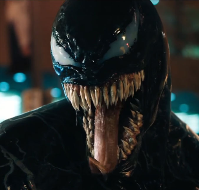 Em novo <i>trailer</i> de <i>Venom</i>, Tom Hardy aparece assustador como o vilão, assista!