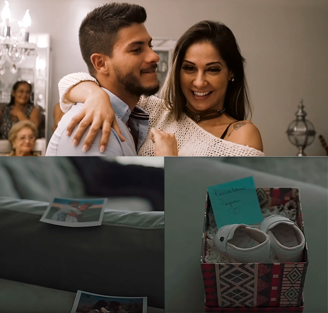 Arthur Aguiar e Mayra Cardi revelam sexo e nome do primeiro filho, vem ver!