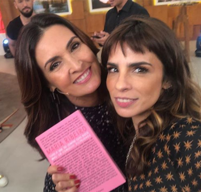 Fátima Bernardes responde carta que Maria Ribeiro escreveu: - <i>Ficou tudo bem</i>
