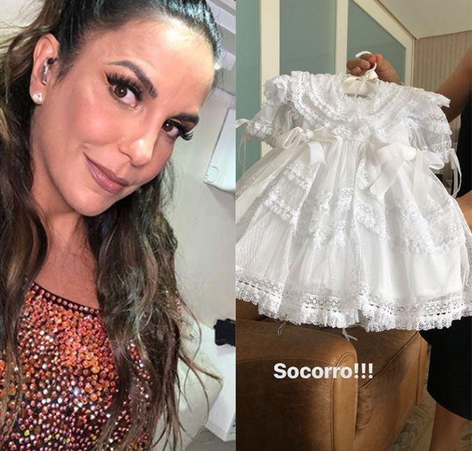 Ivete Sangalo mostra roupinhas para o batizado de suas filhas!