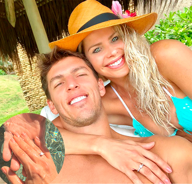 Karina Bacchi anuncia noivado com Amaury Nunes: <i>Cada dia mais feliz</i>