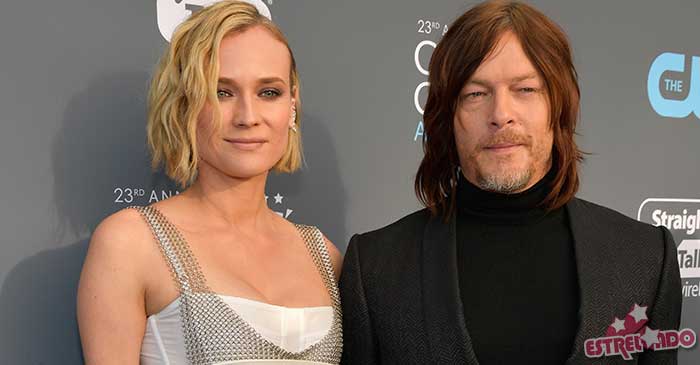 Diane Kruger está grávida de Norman Reedus, diz site - Estrelando