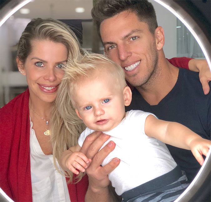 Karina Bacchi mostra o filho cortando o cabelo pela primeira vez, assista ao vídeo!