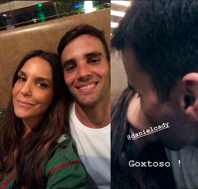 Ivete Sangalo dá beijão no marido Daniel Cady em festa de aniversário