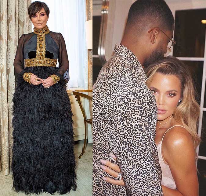 Kris Jenner abre o jogo e fala o que pensa sobre o relacionamento de Khloé e Tristan Thompson