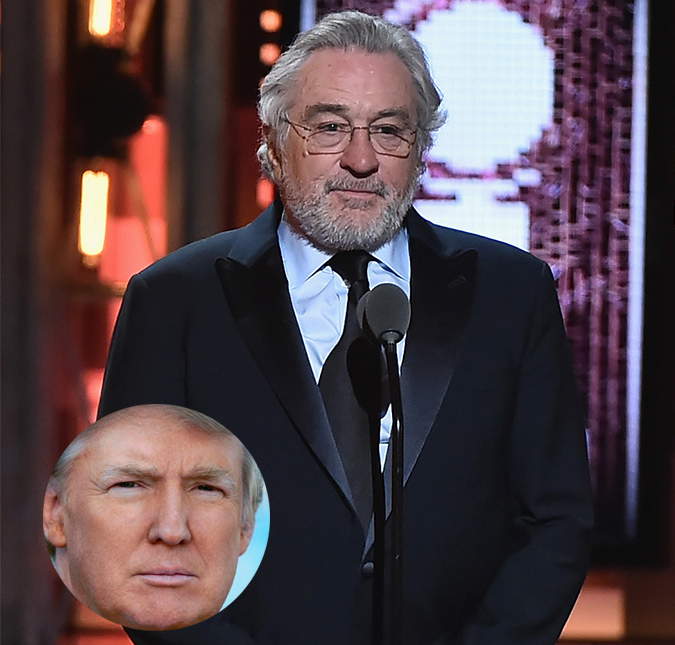 Após xingamento em premiação, Robert de Niro é mencionado por Donald Trump como <i>indivíduo de QI baixo</i>
