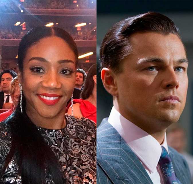 Tiffany Haddish disse a Leonardo DiCaprio que queria <I>pegar</I> o ator