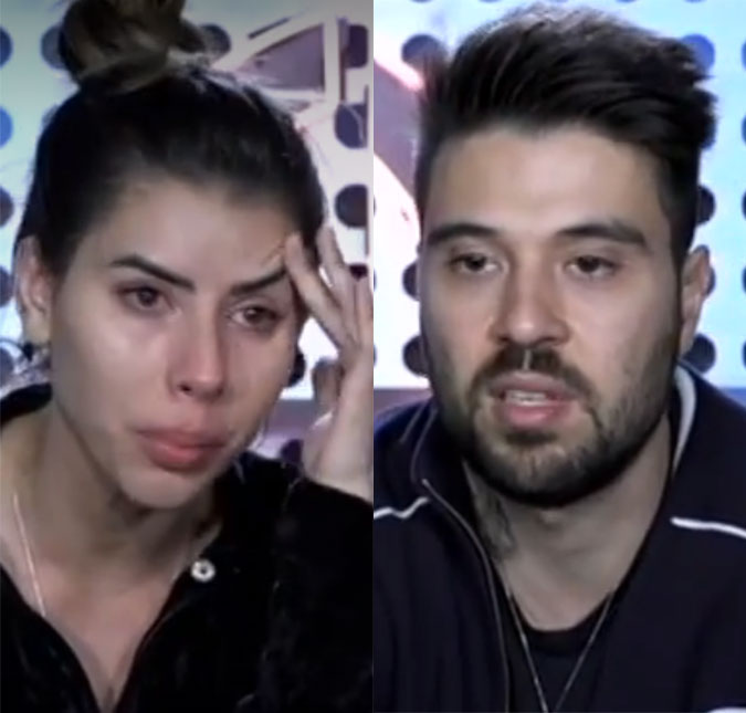 Após não completar a prova no <i>Power Couple</i>, Thaís ouve críticas de Douglas: <i>- Eu devia ter apostado zero (reais)</i>
