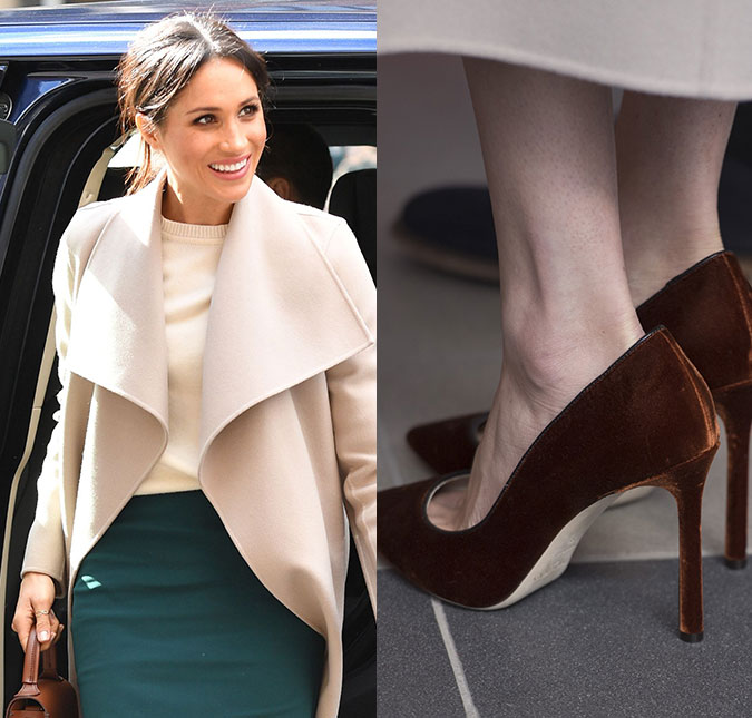 Saiba porque Meghan Markle usa sapatos maiores que seu número!