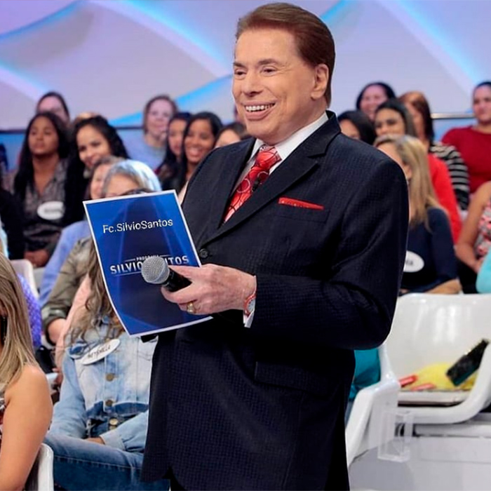 Silvio Santos perde a voz durante seu programa e gravação é adiada