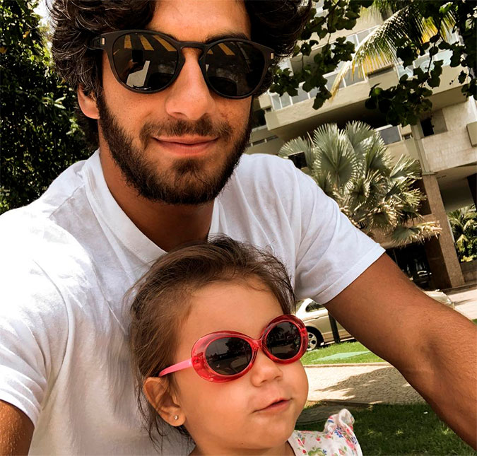 Hugo Moura diz que a filha, Maria Flor, quer trabalhar na televisão!