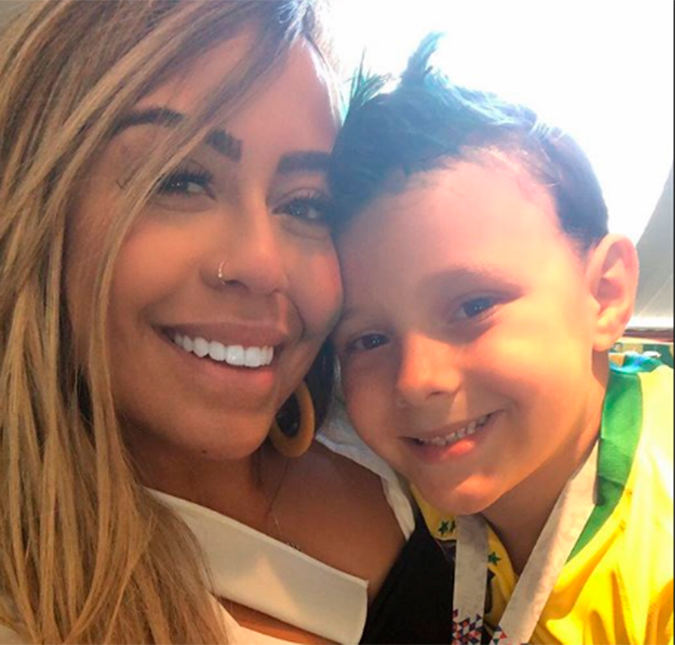 Na Rússia, filho de Neymar manda recado ao pai antes de jogo do Brasil