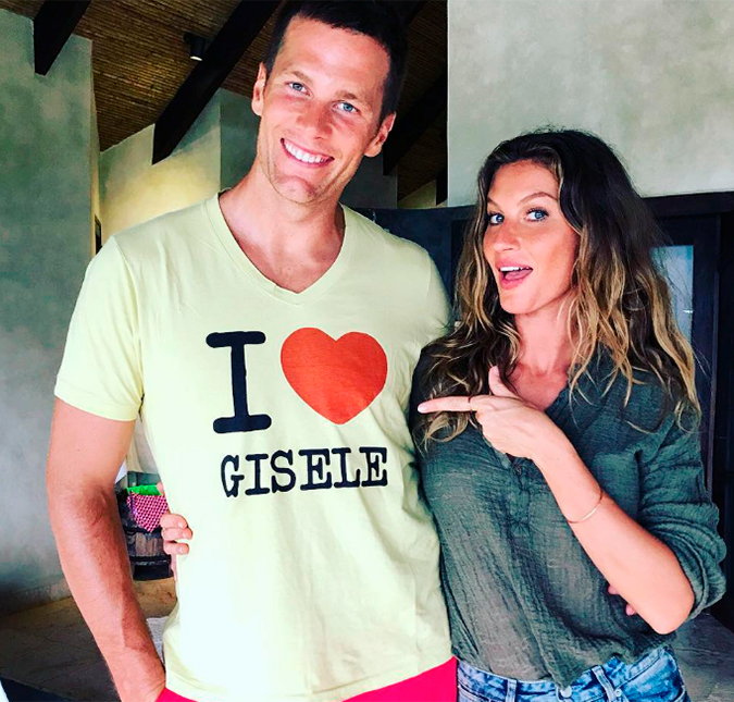 Tom Brady faz brincadeira sobre intimidade com Gisele Bündchen e diverte fãs na <i>web</i>