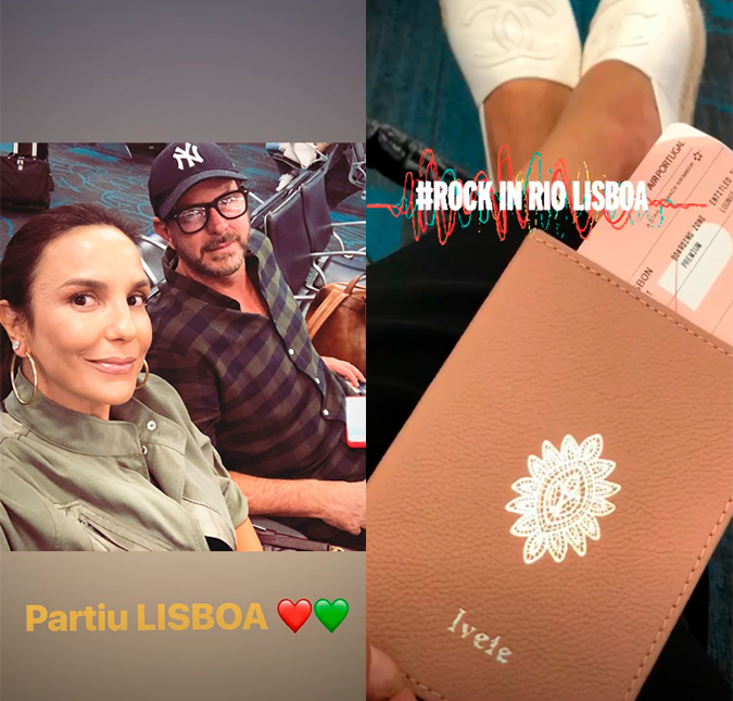 Ivete Sangalo desembarca em Portugal com calçado de mais de três mil reais