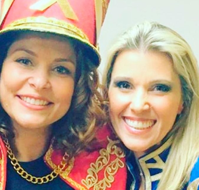 Ex-paquita sofre acidente doméstico: <i>Poderia ter ficado cega</i>