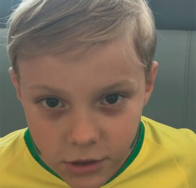 Filho de Neymar manda recado ao pai antes de jogo do Brasil: <i>Vai fazer um gol</i>