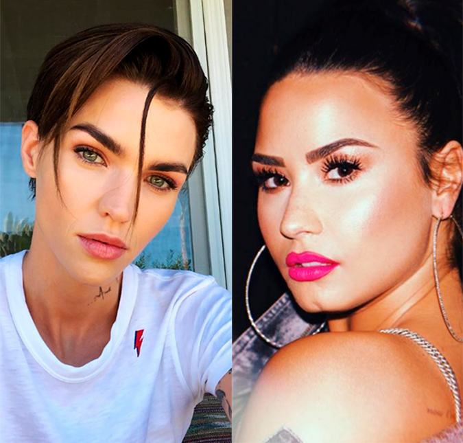 Demi Lovato e Ruby Rose trocam mensagens e levantam suspeitas de namoro