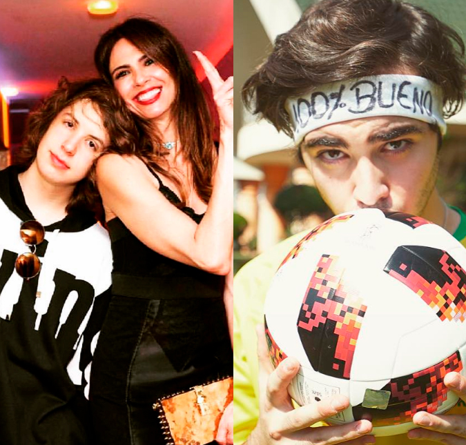 Filho de Luciana Gimenez e Mick Jagger provoca Galvão Bueno e filho do narrador sai em defesa
