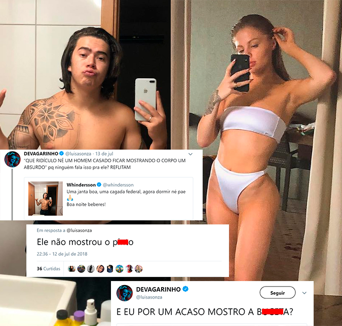 Luísa Sonza ironiza foto de Whindersson Nunes e rebate seguidor: <i>- Por acaso mostro a b****a?</i>