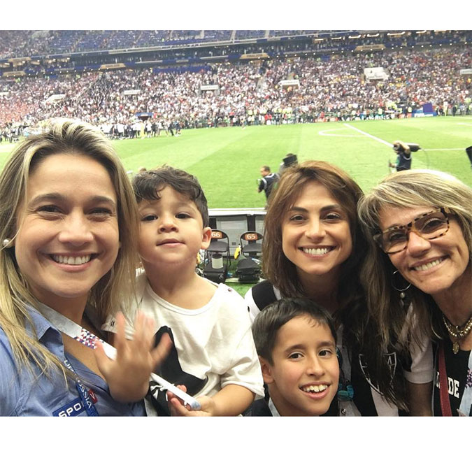 Fernanda Gentil posta foto em família e agradece após Copa do Mundo: <i>Não sei o que fiz para merecer tanto</i>