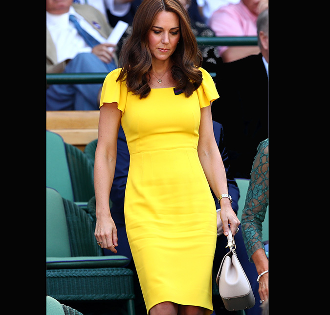 Vestido que Kate Middleton usou em Wimbledon é um <i>Dolce & Gabbana</i> de 5 mil reais, saiba detalhes!