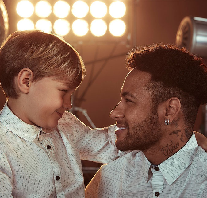 Fofo demais: Neymar protagoniza campanha de Dia dos Pais ao lado do filho, confira o vídeo!