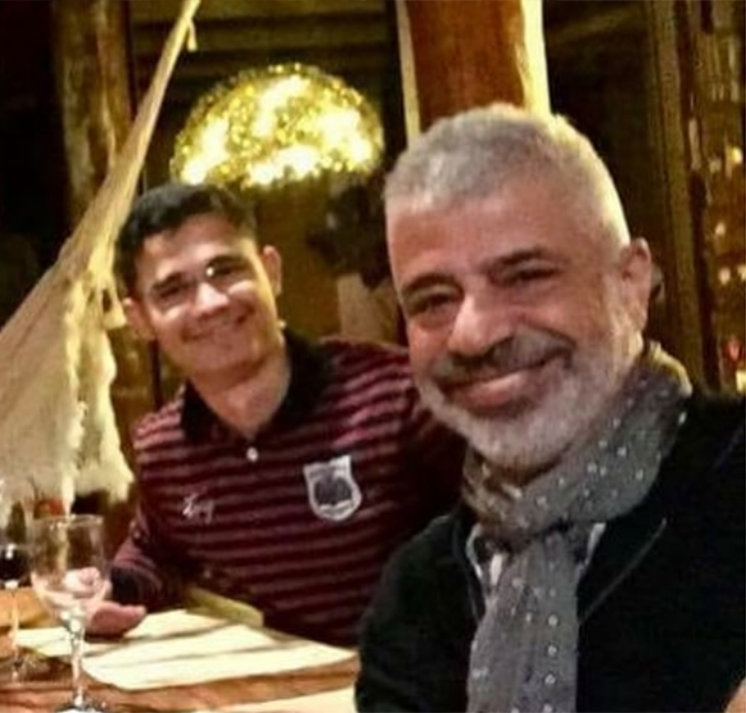 Namorado de Lulu Santos rebate comentário de internauta: <i>Coisa de gente mal amada!</i>