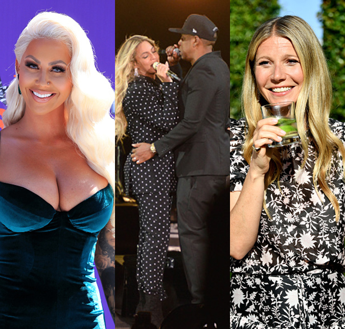 Amber Rose se desculpa após dizer que Gwyneth Paltrow seria amante de Jay-Z: -<i>Eu não sei de nada</i>