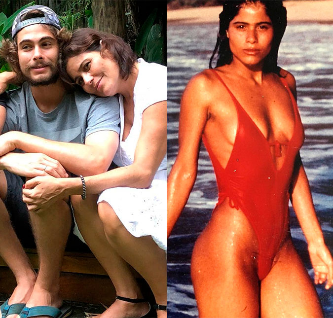 Tatá Werneck faz brincadeira em tom de ameaça com a sogra, Valeria Alencar