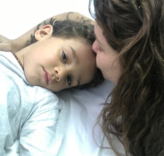 Bárbara Borges relata susto com desmaio do filho: <i>Não respondia ao nosso chamado</i>