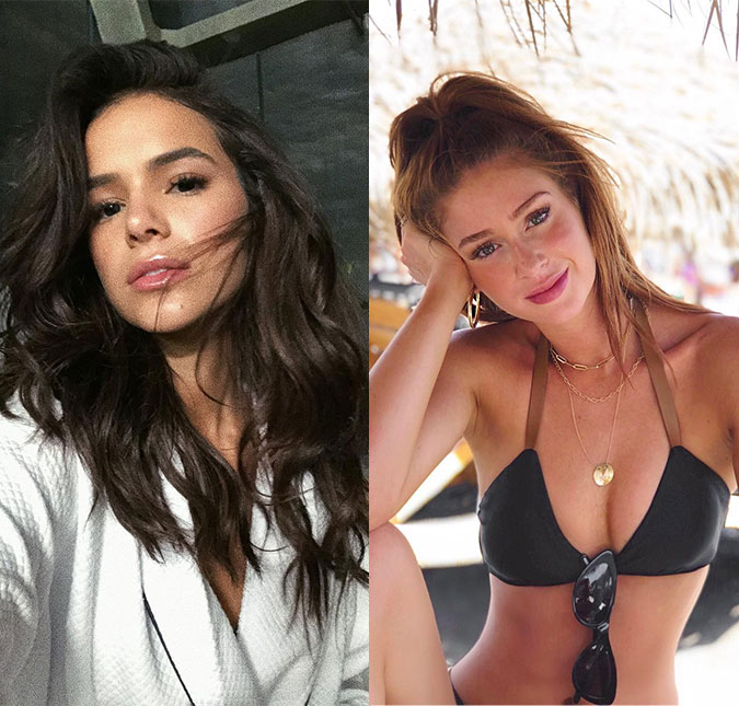 Bruna Marquezine e Marina Ruy Barbosa podem estar evitando encontro na Grécia e fãs especulam fim da amizade
