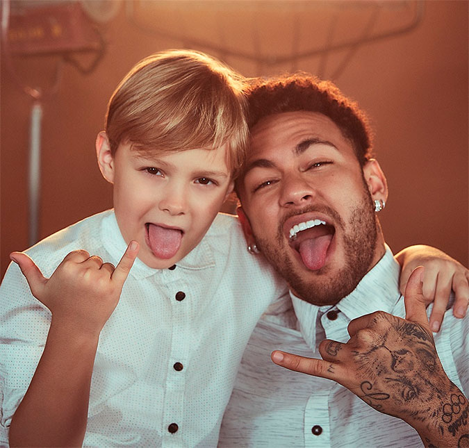 Davi Lucca prepara surpresa fofa para Neymar, mas quem se surpreende é ele. Veja!