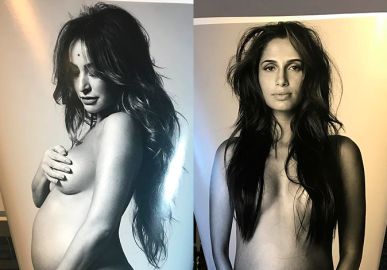 Sabrina Sato e Camila Pitanga aparecem nuas com barrigão