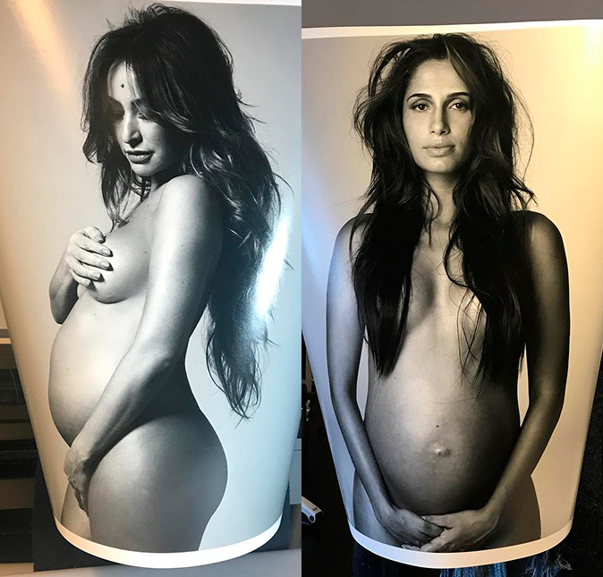 Sabrina Sato e Camila Pitanga aparecem nuas com barrigão