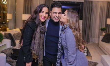Zezé di Camargo celebra aniversário ao lado de sua noiva e de Wanessa Camargo, confira as fotos!
