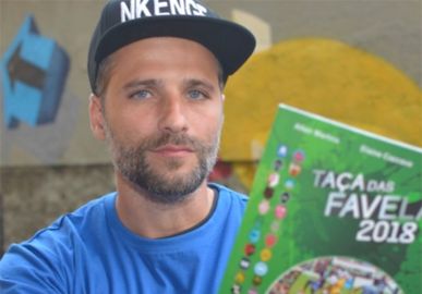 Bruno Gagliasso visita projeto social em gravação do <i>Criança Esperança</i>