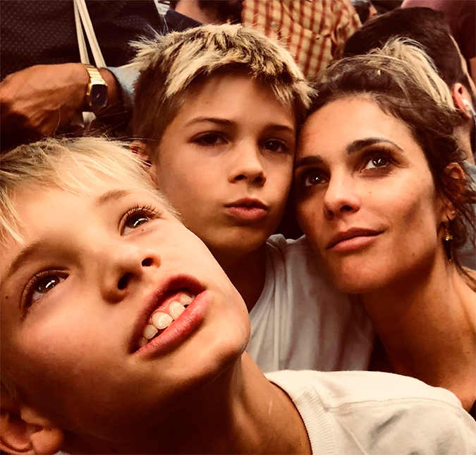 Rodrigo Hilbert posta clique raro dos filhos com a esposa, confira!