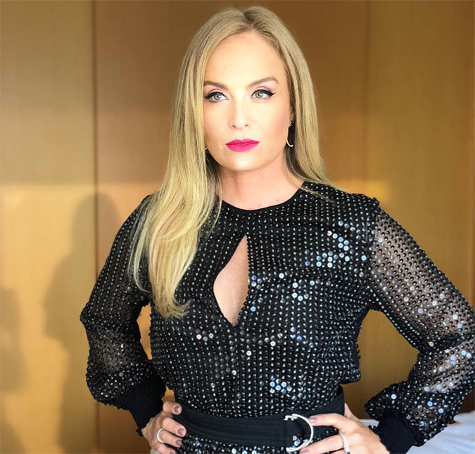 Angélica relembra insatisfação ao ficar ruiva: <I>- Andava de boné dentro de casa</I>