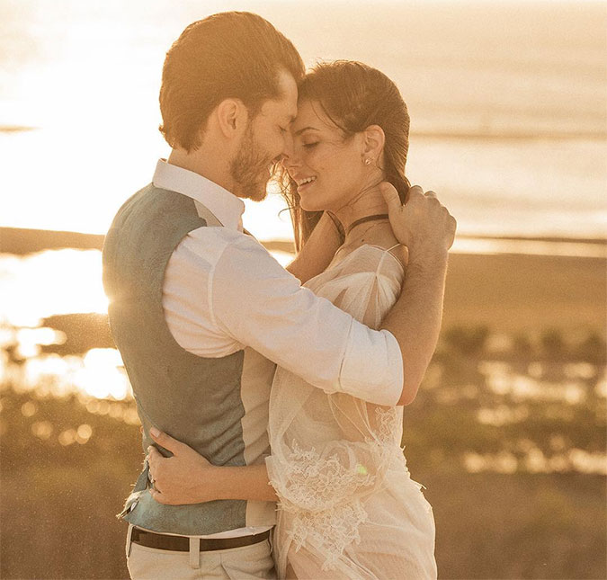 Prestes a se casarem no religioso, Camila Queiroz e Klebber Toledo já se preparam para cerimônia em Jericoacoara; veja!