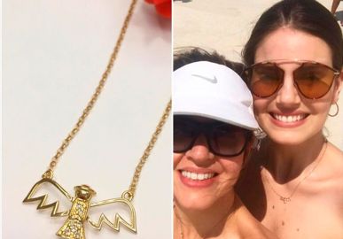 Em Jericoacoara, Camila Queiroz usa colar de proteção que ganhou na época de <i>Verdades Secretas</i>