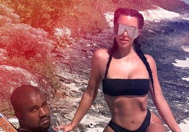 Kim Kardashian estaria cansada da obsessão de Kanye West por pornografia, diz <i>site</i>