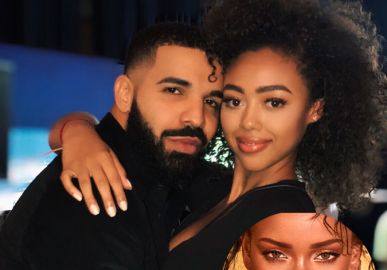 Rihanna estaria furiosa com suposto romance entre Drake e enteada de Janet Jackson, diz <i>site</i>