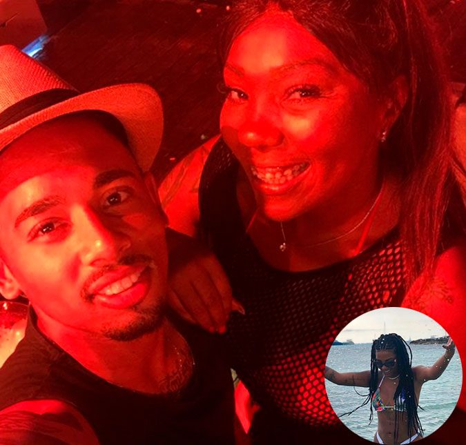 Mãe de Ludmilla posa com Gabriel Jesus e aumenta rumores de namoro entre jogador e cantora