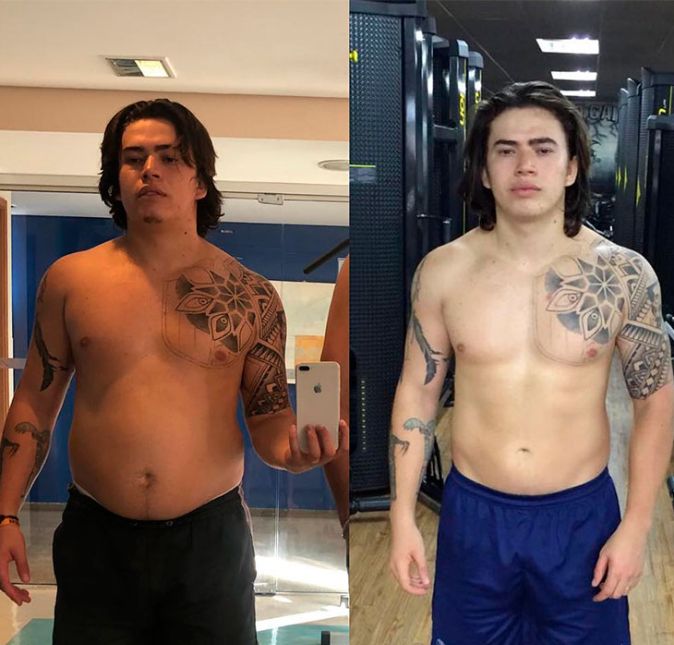 Quando Whindersson Nunes mostrou seu corpo após perder 15 quilos, em agosto de 2018, os fãs ficaram chocados - e até polêmica rendeu! Em cliques antes e depois, o piauiense legendou: Quem quer, arruma um jeito, quem não quer arruma desculpa. 15 quilos a menos!. Quando Whindersson Nunes mostrou seu corpo após perder 15 quilos, em agosto de 2018, os fãs ficaram chocados - e até polêmica rendeu! Em cliques antes e depois, o piauiense legendou: Quem quer, arruma um jeito, quem não quer arruma desculpa. 15 quilos a menos!.