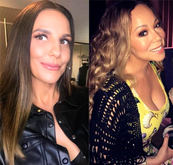 Ivete Sangalo vai à loucura após conquistar <i>follow</i> de Mariah Carey: <i>Eu to é morta!</i>