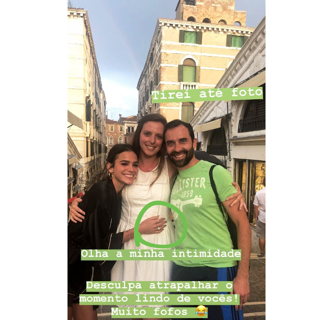 Bruna Marquezine <I>atrapalha</I> momento fofo de casal em Veneza, na Itália
