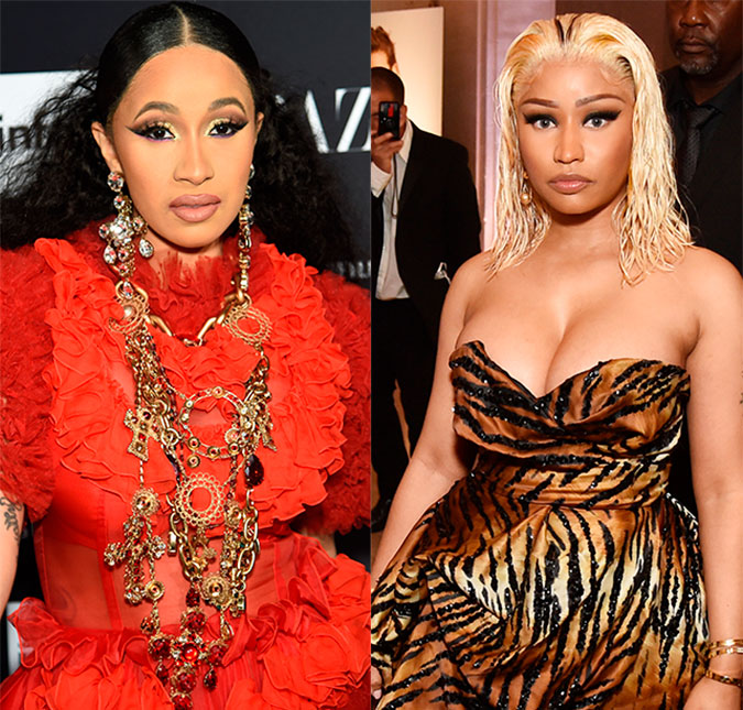 Cardi B arma barraco em festa e joga sapato em Nicki Minaj, veja o que rolou!