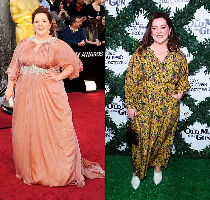 Melissa McCarthy aparece 34 quilos mais magra em Toronto