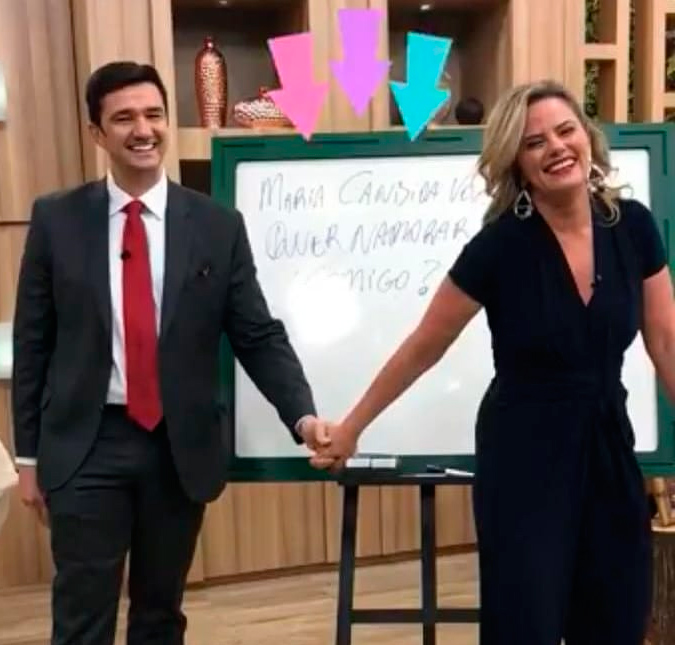 Maria Cândida fala sobre pedido de namoro ao vivo: <I>- Primeira vez em que perdi o controle na TV</i>