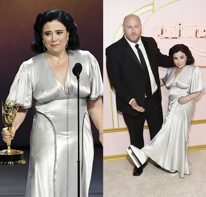 Alex Borstein, de <i>Maravilhosa Sra. Maisel</i> usa seu vestido de casamento no <I>Emmy</i>!